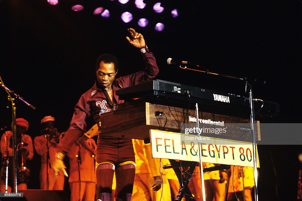 fela at a concert