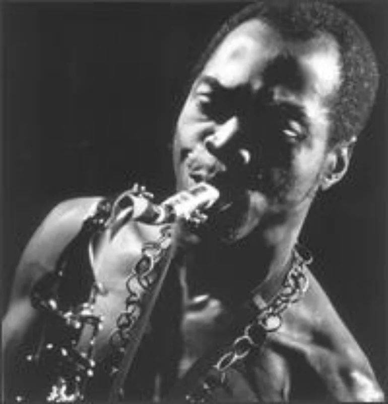 fela playing the sax